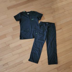 WonderWink Scrub Set Charcoal